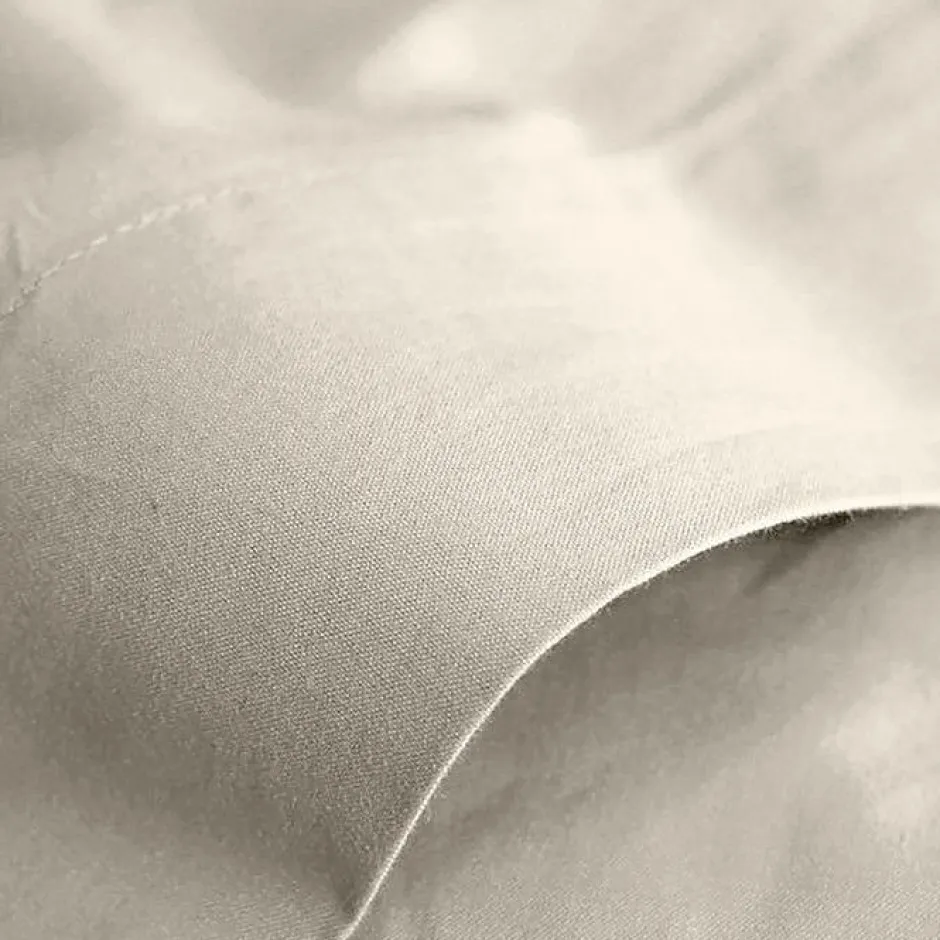 Coton Pur Drap plat Prémium 180 x 290 cm Sable