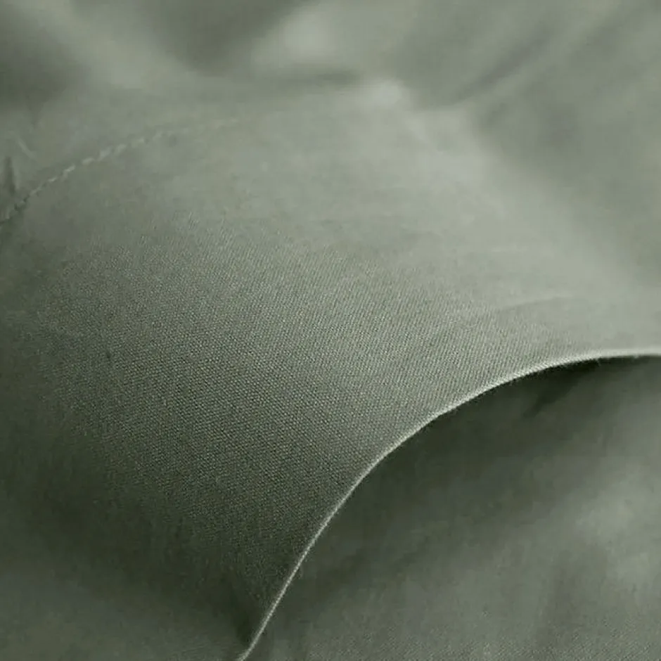 Coton Pur Drap plat Prémium 240 x 300 cm Vert fonce