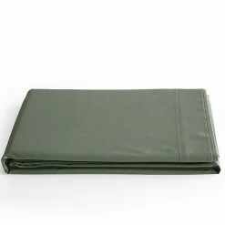 Coton Pur Drap plat Prémium 240 x 300 cm Vert fonce
