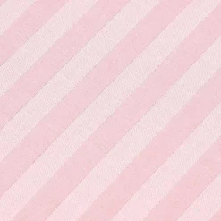 Homescapes Drap plat satin rayé en coton égyptien 330 fils rose, 240x275 cm - Clearance