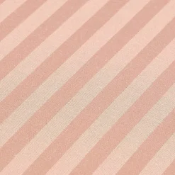 Homescapes Drap plat satin rayé en coton égyptien 330 fils taupe, 230x255 cm - Hot