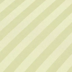 Homescapes Drap plat satin rayé en coton égyptien 330 fils vert sauge, 230x255 cm - Sale