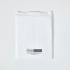 Homescapes Drap plat uni 100 % coton égyptien 200 fils blanc, 240x275 cm - Hot