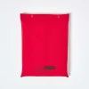 Homescapes Drap plat uni 100 % coton égyptien 200 fils rouge, 240x300 cm - Clearance