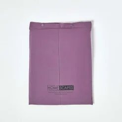 Homescapes Drap plat uni 100 % coton égyptien 200 fils violet, 178x255 cm -