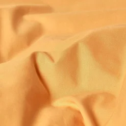 Homescapes Drap plat uni 100 % coton égyptien 200 fils jaune moutarde, 240x300 cm - Outlet