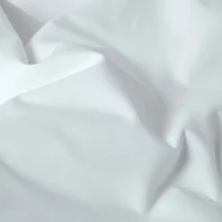 Homescapes Drap plat uni 100 % coton égyptien 200 fils blanc, 275x275 cm - Discount