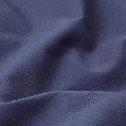 Homescapes Drap plat uni 100 % coton égyptien 200 fils bleu marine, 240x300 cm -