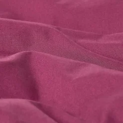 Homescapes Drap plat uni 100 % coton égyptien 200 fils bordeaux, 178x255 cm -