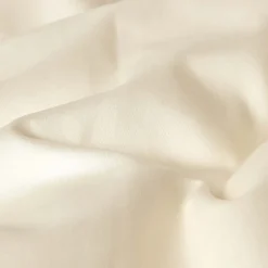 Homescapes Drap plat uni en coton égyptien bio 400 fils ècru, 230x255 cm -