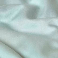 Homescapes Drap plat uni en coton égyptien bio 400 fils bleu givré, 240x275 cm -