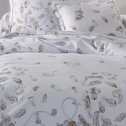 Linnea Drap plat 240x310 cm Percale pur coton PLUMES Hot