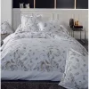 Tradilinge Drap plumes à imprimés plumes (280x325 cm - Blanc) Outlet