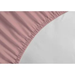 Lovely Home Drap-housse - - LH71625 - 140x190+35 cm - Rose