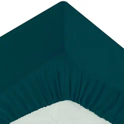 Atmosphera Créateur D'Intérieur Drap-housse - percale - bleu - 140x190 cm - Atmosphera Hot