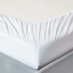 Homescapes Drap-housse blanc 100% coton égyptien 200 fils 140 x 190 cm - Best