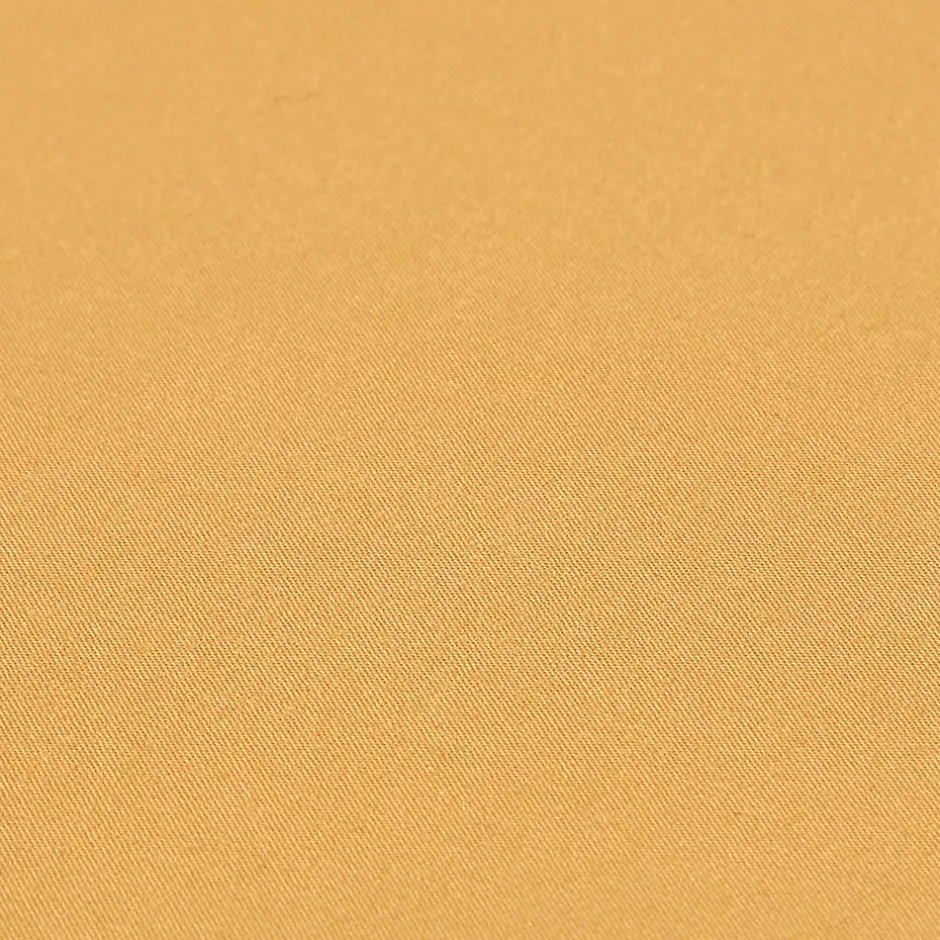 Homescapes Drap-housse jaune moutarde 100% coton égyptien 200 fils 140 x 200 cm -