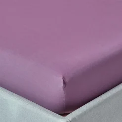 Homescapes Drap-housse raisin 100% coton égyptien 200 fils 120 x 190 cm -