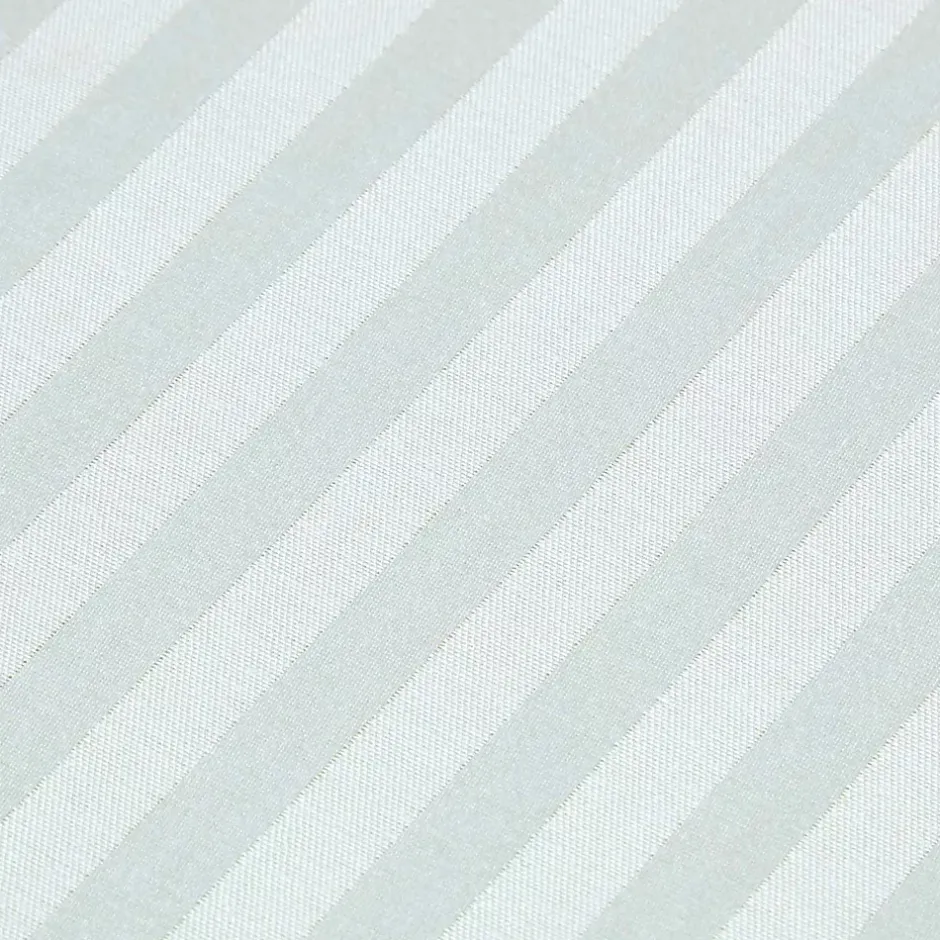 Homescapes Drap-housse rayé 140 x 190 cm 100% coton égyptien 330 fils coloris bleu - Best