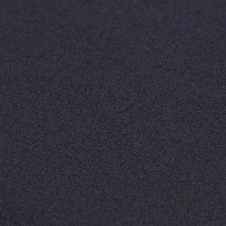 Homescapes Drap-housse uni 180 x 200 cm 100 % coton égyptien 200 fils coloris noir -