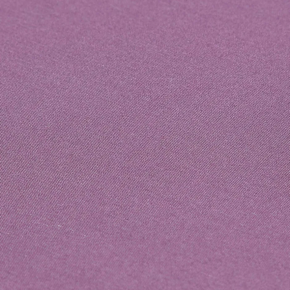 Homescapes Drap-housse uni 180 x 200 cm 100 % coton égyptien 200 fils coloris raisin -