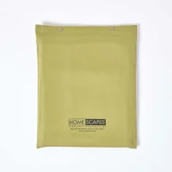 Homescapes Drap-housse uni grand bonnet 100 % coton égyptien 1000 fils vert olive 90 x 190 cm - Sale