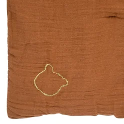 Atmosphera Créateur D'Intérieur Édredon gaze de coton 100x140 noisette Hot