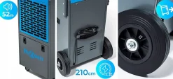 Hexwelt Déshumidificateur d'air industriel 50L/24H réservoir 5.5L absorbeur d'humidité 1 pièce.