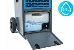 Hexwelt Déshumidificateur d'air industriel 50L/24H réservoir 5.5L absorbeur d'humidité 1 pièce.