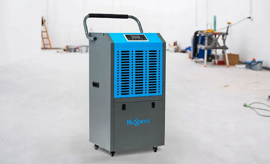 Hexwelt Déshumidificateur d'air industriel 138L/24H réservoir 10L absorbeur d'humidité 1 pièce.