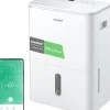 Nature Pro Déshumidificateur 2EN1,Elimine l'humidité jusqu'à 20LJour, Purification d'air avec ioniseur, 4 Modes, Fonction Air Swing