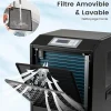Giantex Déshumidificateur Industriel1300W,118L/Jour, Contrôle Humidité,avec 4 Roues,Minuterie 0-24H,pour Entrepôts et Caves 790 m² (Noir)