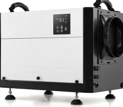 Giantex Déshumidificateur 58,5L/Jour, 2 Méthodes Drainage, 24 Minuterie, 2 Modes, Panneau de Contrôle ,Blanc