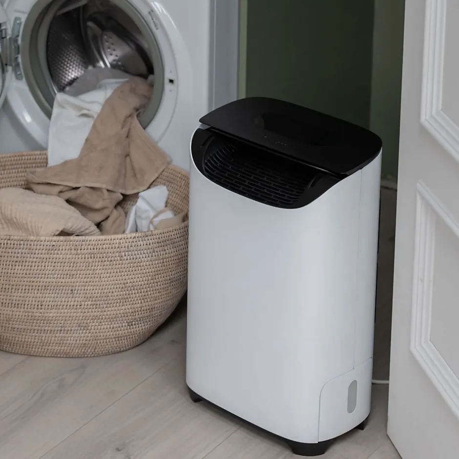 Meaco Déshumidificateur DD8L Pro 8L. Dessiccant, silencieux, basse conso. Idéal sous-sol, séchage linge & humidité. Clearance