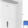 Shinco Déshumidificateur Portable Blanc 30L - Purificateur d'Air avec Filtre à Charbon Actif + Minuterie 24h + Drainage Continu
