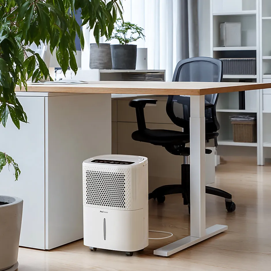 Pro Breeze Déshumidificateur 12L avec humidistat intégré et contrôle via application intelligente
