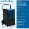 Giantex Déshumidificateur Professionnel 66L/Jour, Déshumidificateur Industriel pour Pièces jusqu'à 418 m²