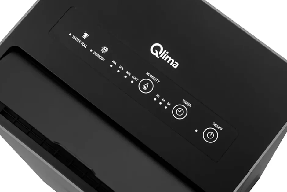 Qlima Déshumidificateur D812 Smart gris 12L/J 75m² Outlet