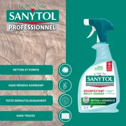 Sanytol Désinfectant multi-usages eucalyptus 0,75L