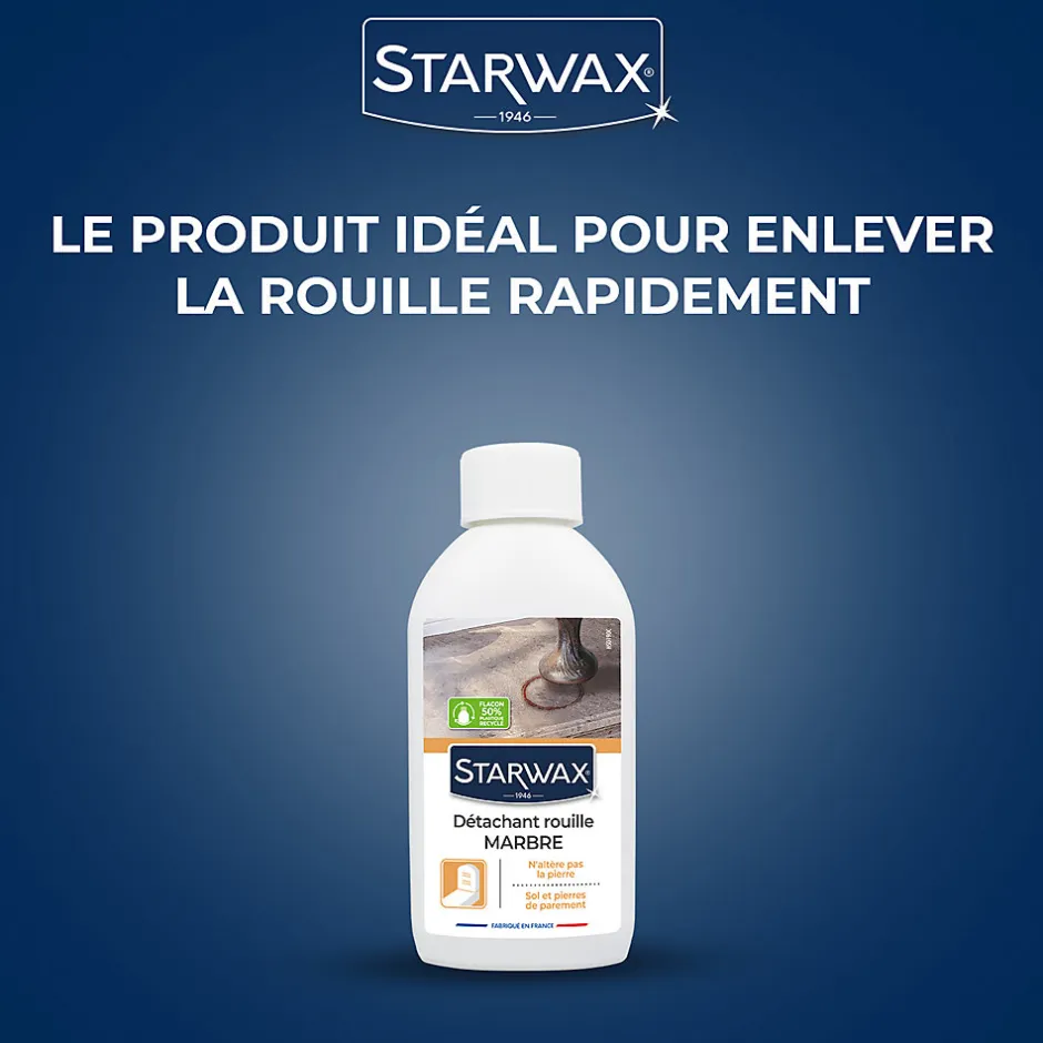 Starwax Détachant rouille marbre et pierres naturelles 250ml