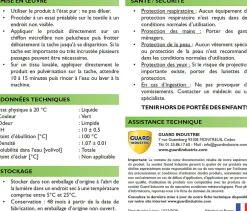 Guard Industrie Détachant tissu TexClean 500ml Tissu Matelas Canapé et Tapis Détachant et Nettoyant Professionnel Best