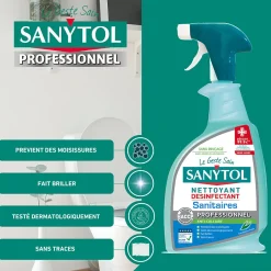 Sanytol Détartrant désinfectant sanitaires eucalyptus 0,75L