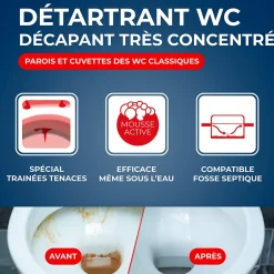 Starwax Détartrant en poudre sanitaire 1 kg Clearance