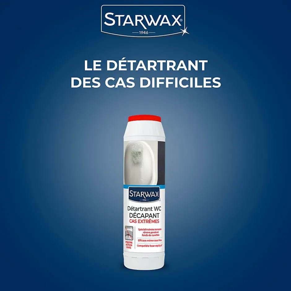 Starwax Détartrant en poudre sanitaire 1 kg Clearance