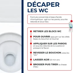 Starwax Détartrant gel WC bec directionnel 750g