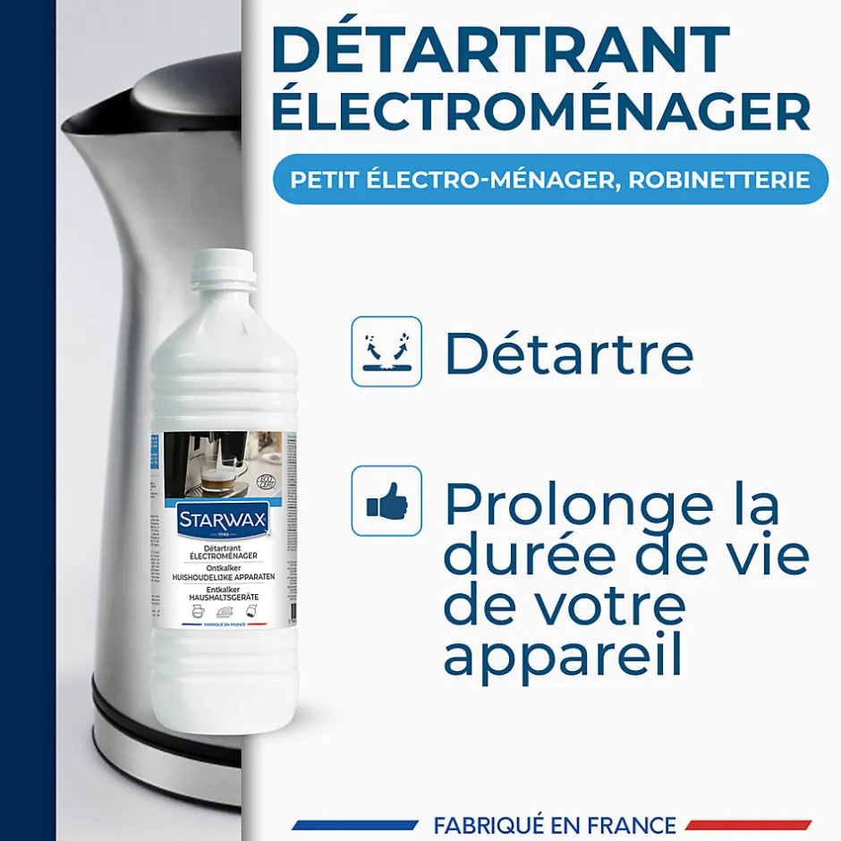 Starwax Détartrant électroménager Ecocert 1L