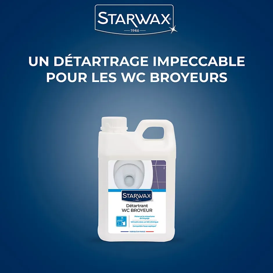 Starwax Détartrant pour WC broyeurs 2L Clearance