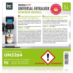 Höfer Chemie Détartrant Universel Microactiv Avec Indicateur De Couleur Pour Machines À Café Entièrement Automatiques En Bidon De 1 x 5 L Best