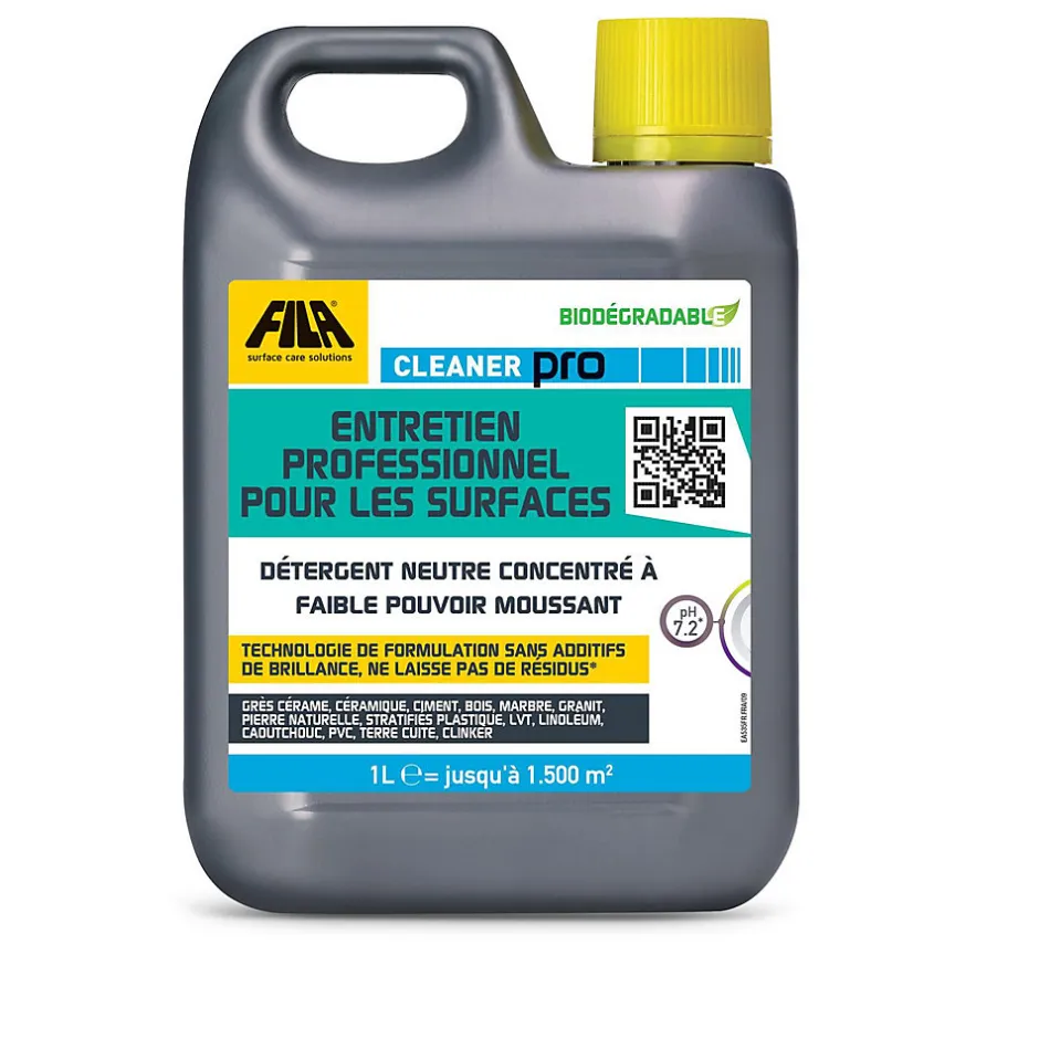 Fila Détergent concentré neutre CLEANER PRO - Le bidon de 5 Litres