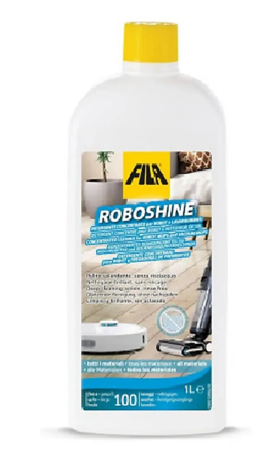 Fila Détergent concentré pour robot et nettoyeur de sol - Bouteille de 1 litre Clearance